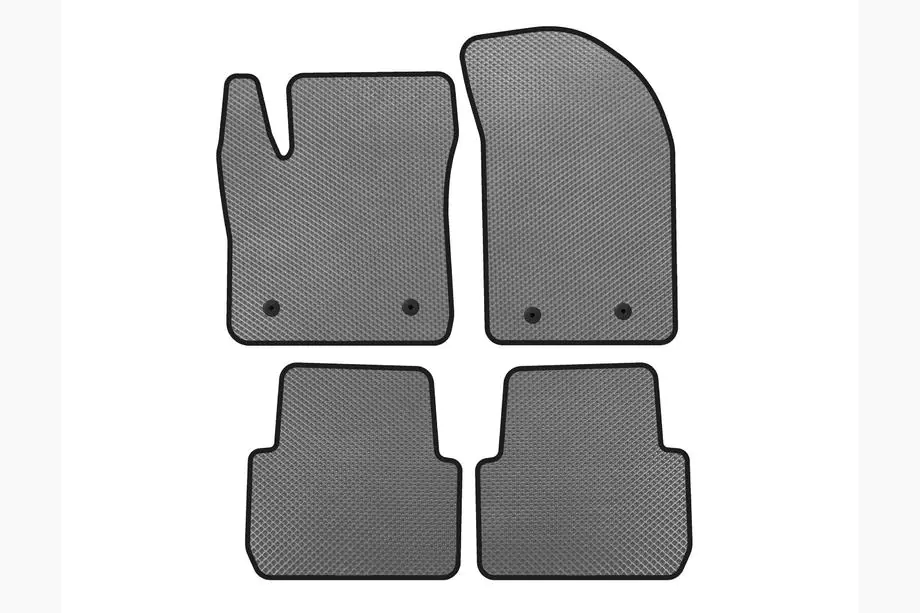 Chrysler 200 I 2010-2014 EVA Floor Mats (SD, Gray) Image