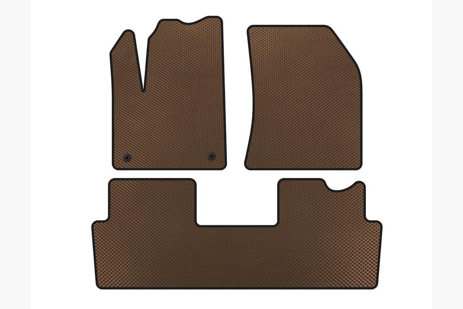Citroen DS-7 2017- EVA Floor Mats (2018+, Brown) Image