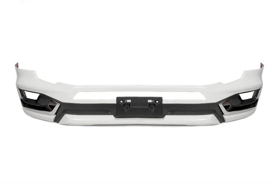 Toyota Land Cruiser 300 2021- Front bumper lip VXR Black Photo 4