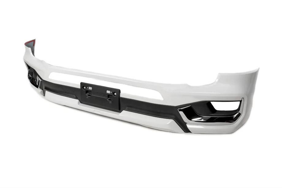 Toyota Land Cruiser 300 2021- Front bumper lip VXR Black Photo 7