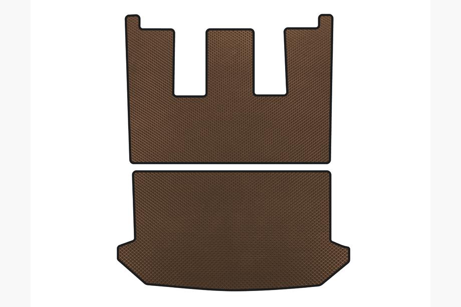 Citroen C-8 2002-2014 EVA Trunk Mat v1 (Brown) Image