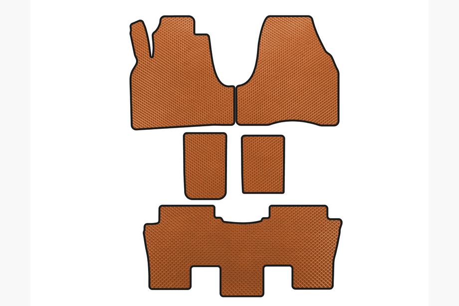 Citroen C-8 2002-2014 EVA Floor Mats (Orange) Image