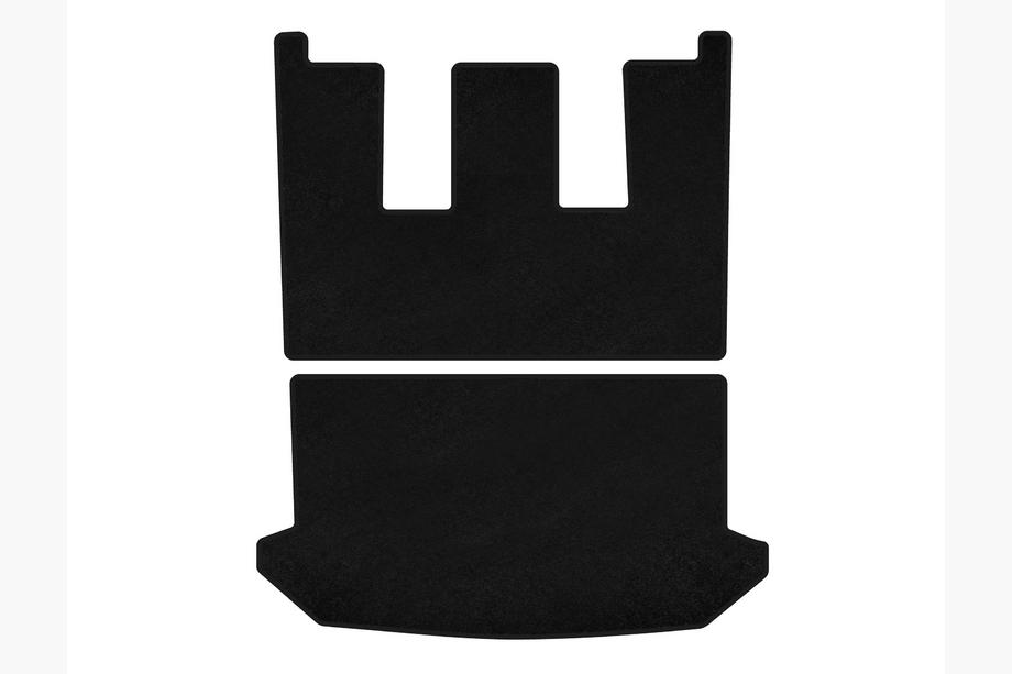 Citroen C-8 2002-2014 Trunk Mat Textile Premium v1 (Black) Image