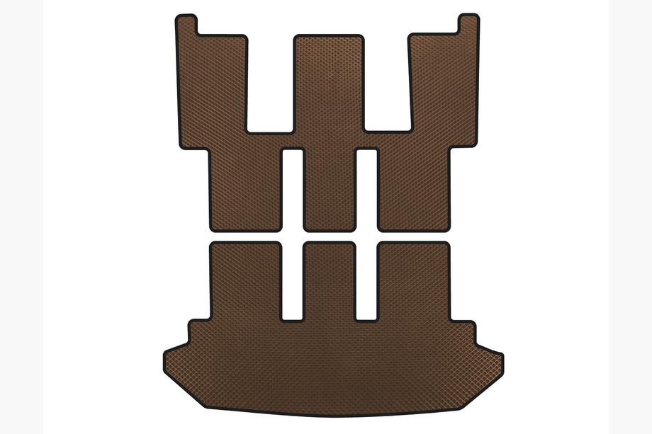 Citroen C-8 2002-2014 EVA Trunk Mat V2 (Brown) Image