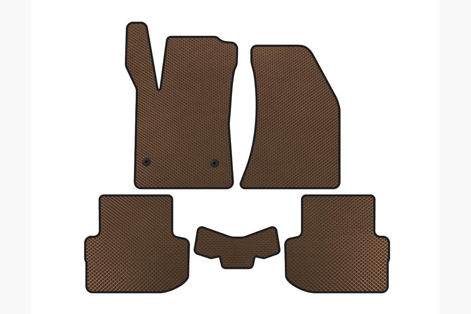 FAW B30 2015-2020 EVA Floor Mats (Brown) Image