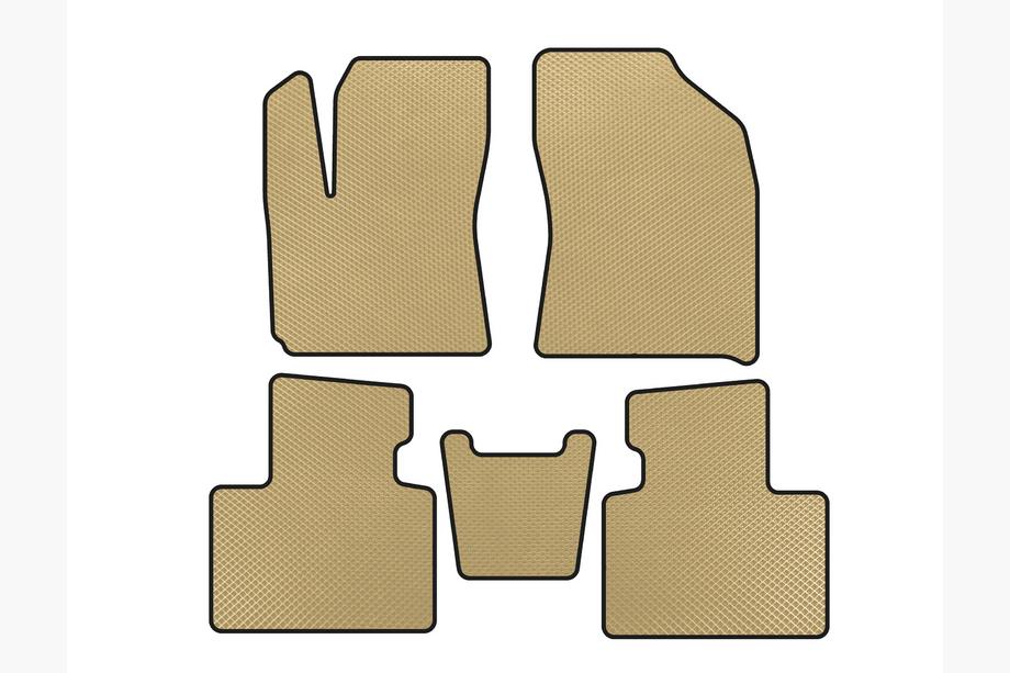FAW X40 2016-2021 EVA Floor Mats (Beige) Image