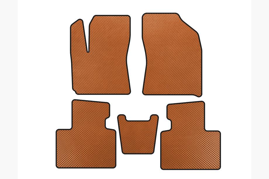 FAW X40 2016-2021 EVA Floor Mats (Orange) Image