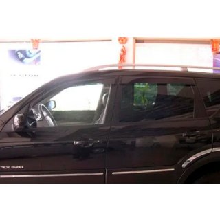 Window Deflectors 2008-2013 (4 pcs, HIC) SsangYong Rexton I 2001-2017 photo 1