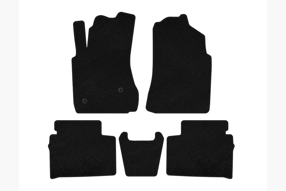 FAW Besturn X80 2013-2020 Textile Floor Mats Premium (Black) Image