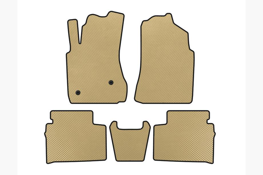 FAW Besturn X80 2013-2020 EVA Floor Mats (Beige) Image