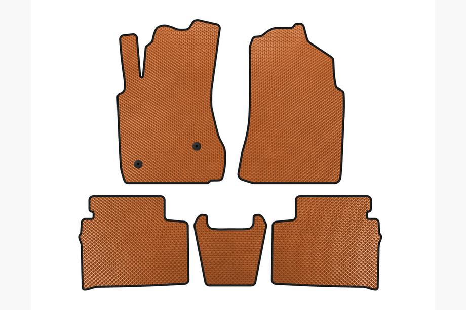 FAW Besturn X80 2013-2020 EVA Floor Mats (Orange) Image