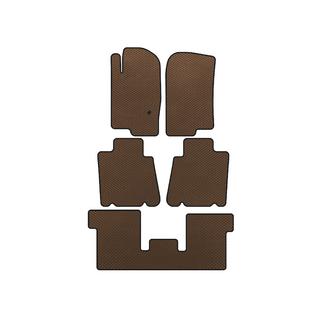 EVA Floor Mats (3 Rows, Brown)