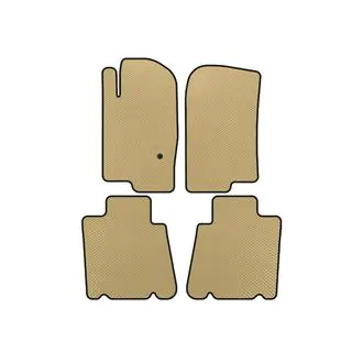 EVA Floor Mats (2 Rows, Beige)