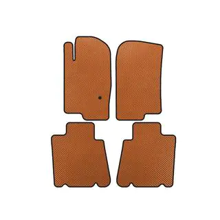 EVA Floor Mats (2 Rows, Orange)