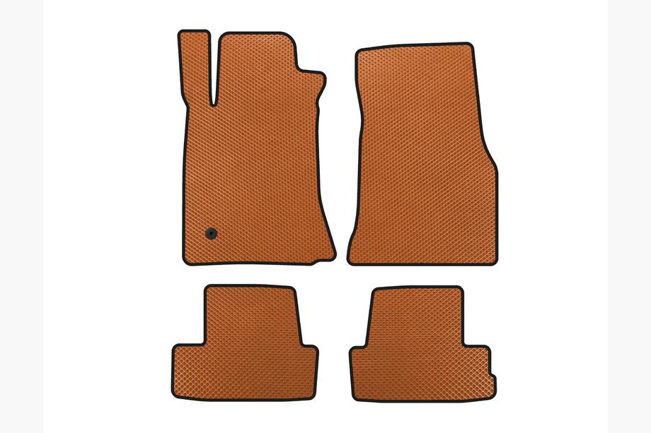 Ford Mustang 2005-2014 EVA Floor Mats (2005-2009, GT, Coupe, Orange) Image