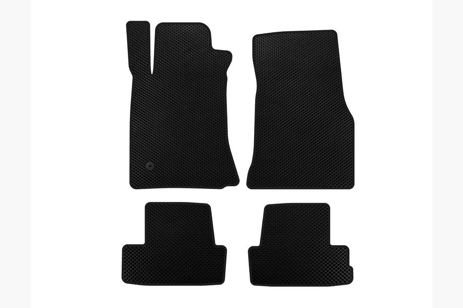 Ford Mustang 2005-2014 EVA Floor Mats (2005-2009, GT, Coupe, Black) Image