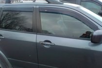 Mitsubishi Outlander 2001-2006 Window Deflectors (4 pcs, HIC) photo 4