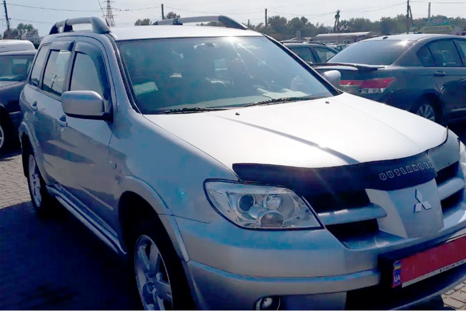 Mitsubishi Outlander 2001-2006 Window Deflectors (4 pcs, HIC) Image