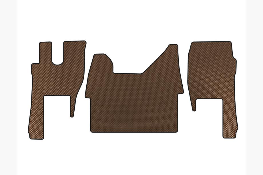 Ford F-MAX 2018-2023 EVA Floor Mats (Brown) Image
