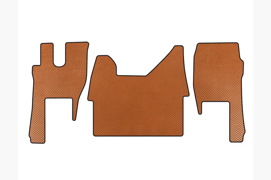 Ford F-MAX 2018-2023 EVA Floor Mats (Orange) Image