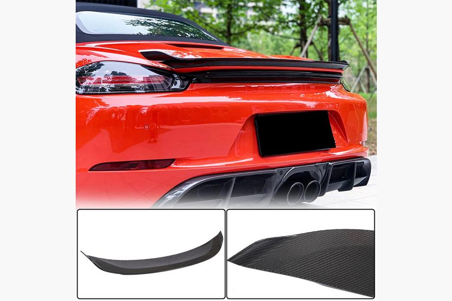 Porsche Boxster/Cayman 982 (718) 2016- Spoiler V2 (for Boxster, Carbon) Image