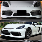 Porsche Boxster/Cayman 982 (718) 2016- Fog Light Covers (2016-2019, Carbon) photo 4