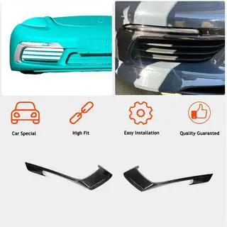 Fog Light Covers (2016-2019, Carbon) photo 2