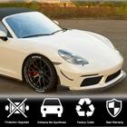 Porsche Boxster/Cayman 982 (718) 2016- Front Bumper Lip V1 (2016-2019, Carbon) photo 2