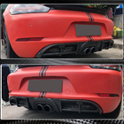 Porsche Boxster/Cayman 982 (718) 2016- Rear Bumper Diffuser V1 (2016-2019, Carbon) photo 5