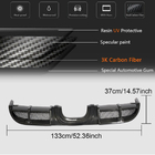 Porsche Boxster/Cayman 982 (718) 2016- Rear Bumper Diffuser V1 (2016-2019, Carbon) photo 6