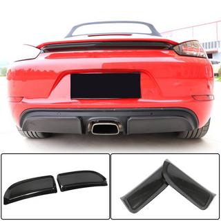 Rear Bumper Diffuser V2 (2016-2019, Carbon) Porsche Boxster/Cayman 982 (718) 2016- photo 1