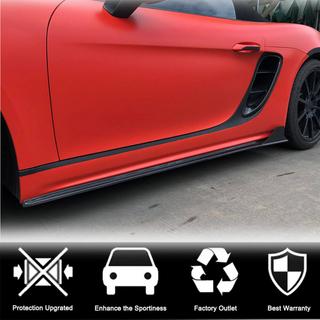 Side Skirts V1 (2016-2019, Carbon) Porsche Boxster/Cayman 982 (718) 2016- photo 3