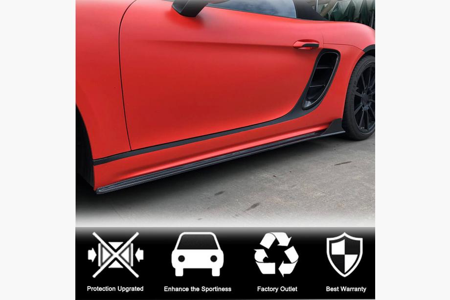 Porsche Boxster/Cayman 982 (718) 2016- Side Skirts V1 (2016-2019, Carbon) Photo 3