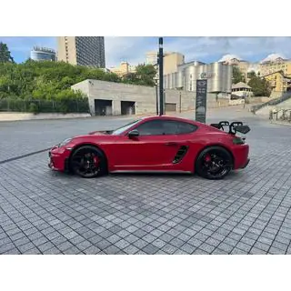 Side Skirts V3 (2016-2019, Carbon) Porsche Boxster/Cayman 982 (718) 2016- photo 1