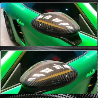 Mirror Covers (Carbon) Porsche Boxster/Cayman 982 (718) 2016- photo 3