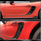 Porsche Boxster/Cayman 982 (718) 2016- Front fender trims (Carbon) photo 5