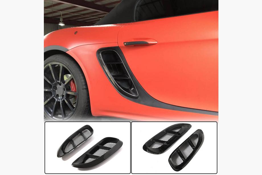 Porsche Boxster/Cayman 982 (718) 2016- Front fender trims (Carbon) Image