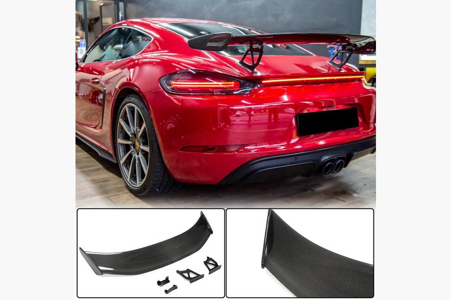 Porsche Boxster/Cayman 982 (718) 2016- Spoiler (for GT4 Coupe, Carbon) Image