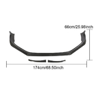 Porsche Boxster/Cayman 982 (718) 2016- Front Bumper Lip V2 Overlay (2016-2019, Carbon) photo 6