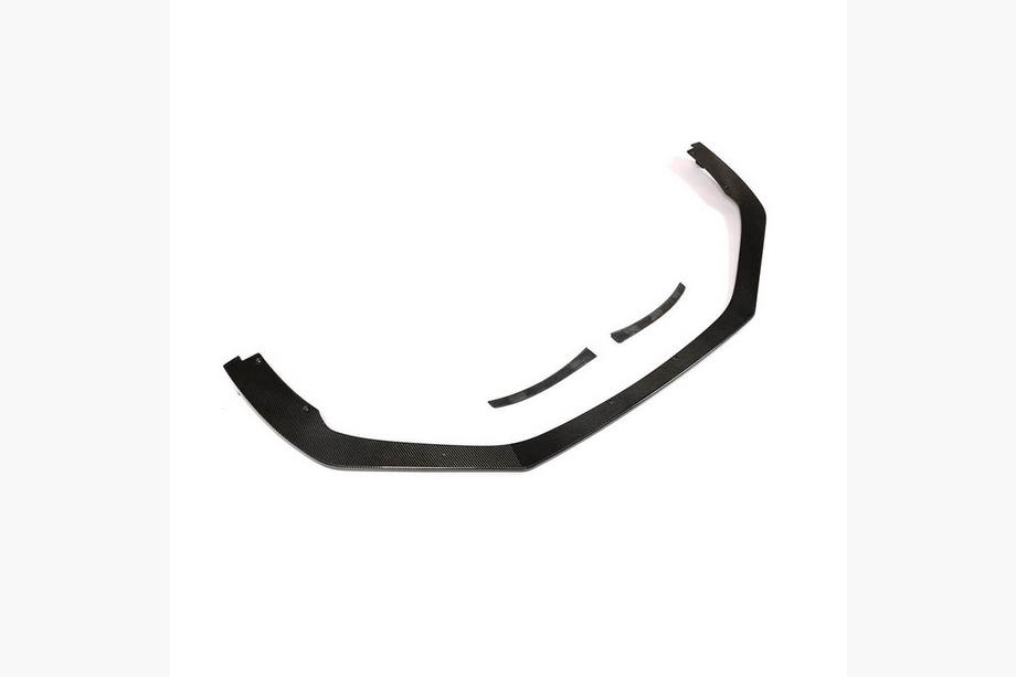 Porsche Boxster/Cayman 982 (718) 2016- Front Bumper Lip V2 Overlay (2016-2019, Carbon) Photo 5
