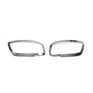 Headlight Covers (2 pcs, Stainless Steel) Volkswagen Caddy 2004-2010 photo 3