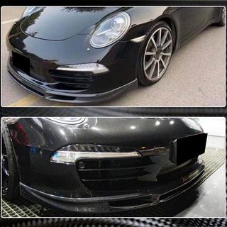Front Bumper Lip Spoiler (for Carrera 2011-2015, Carbon) Porsche 911 (991) 2011–2019 photo 3