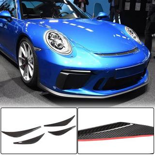 Front bumper extensions V1 (for GT3 (RS) 2017-2019, Carbon) Porsche 911 (991) 2011–2019 photo 1