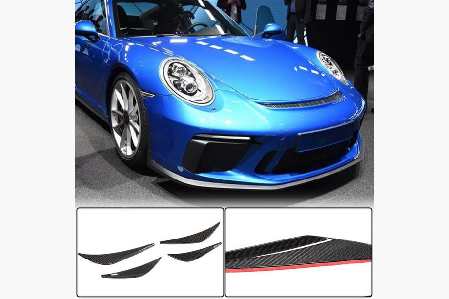 Porsche 911 (991) 2011–2019 Front bumper extensions V1 (for GT3 (RS) 2017-2019, Carbon) Image