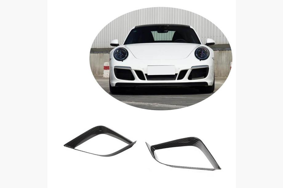 Porsche 911 (991) 2011–2019 Carbon Front Bumper Covers for Carrera 4 GTS 2017-2018 Image