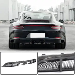 Rear Bumper Diffuser for Carrera 4 GTS 2017-2018, Carbon Porsche 911 (991) 2011–2019 photo 1
