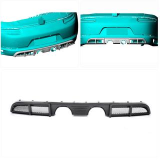 Rear Bumper Diffuser for Carrera 4 GTS 2017-2018, Carbon Porsche 911 (991) 2011–2019 photo 2
