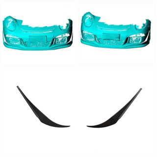 Front bumper extensions V1 (for GT3 (RS) 2014-2015, Carbon) Porsche 911 (991) 2011–2019 photo 2