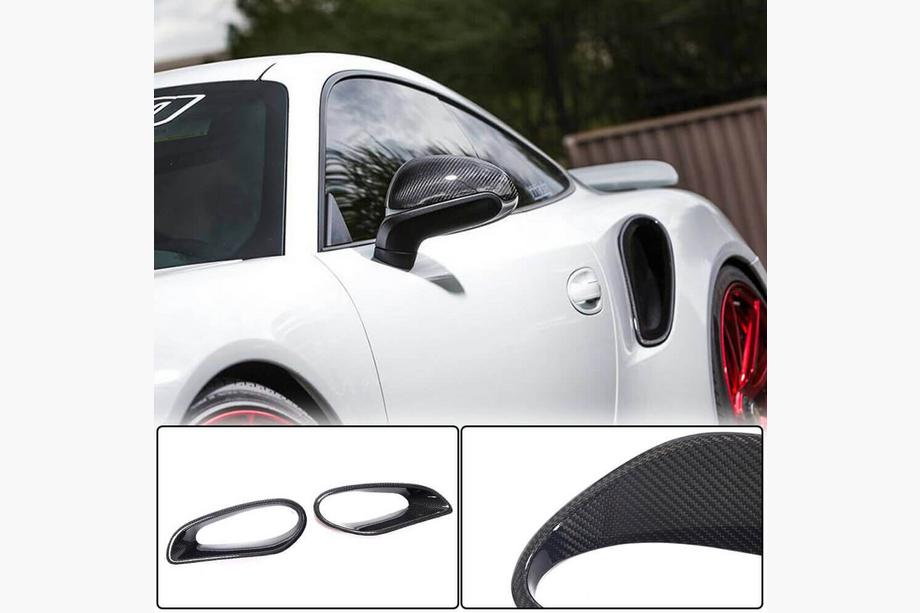 Porsche 911 (991) 2011–2019 Carbon Rear Fender Covers (for Turbo S 2014-2016) Image