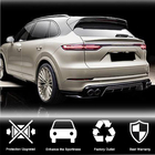 Porsche Cayenne 2018- Rear Bumper Diffuser (2018-2023, Carbon) photo 3